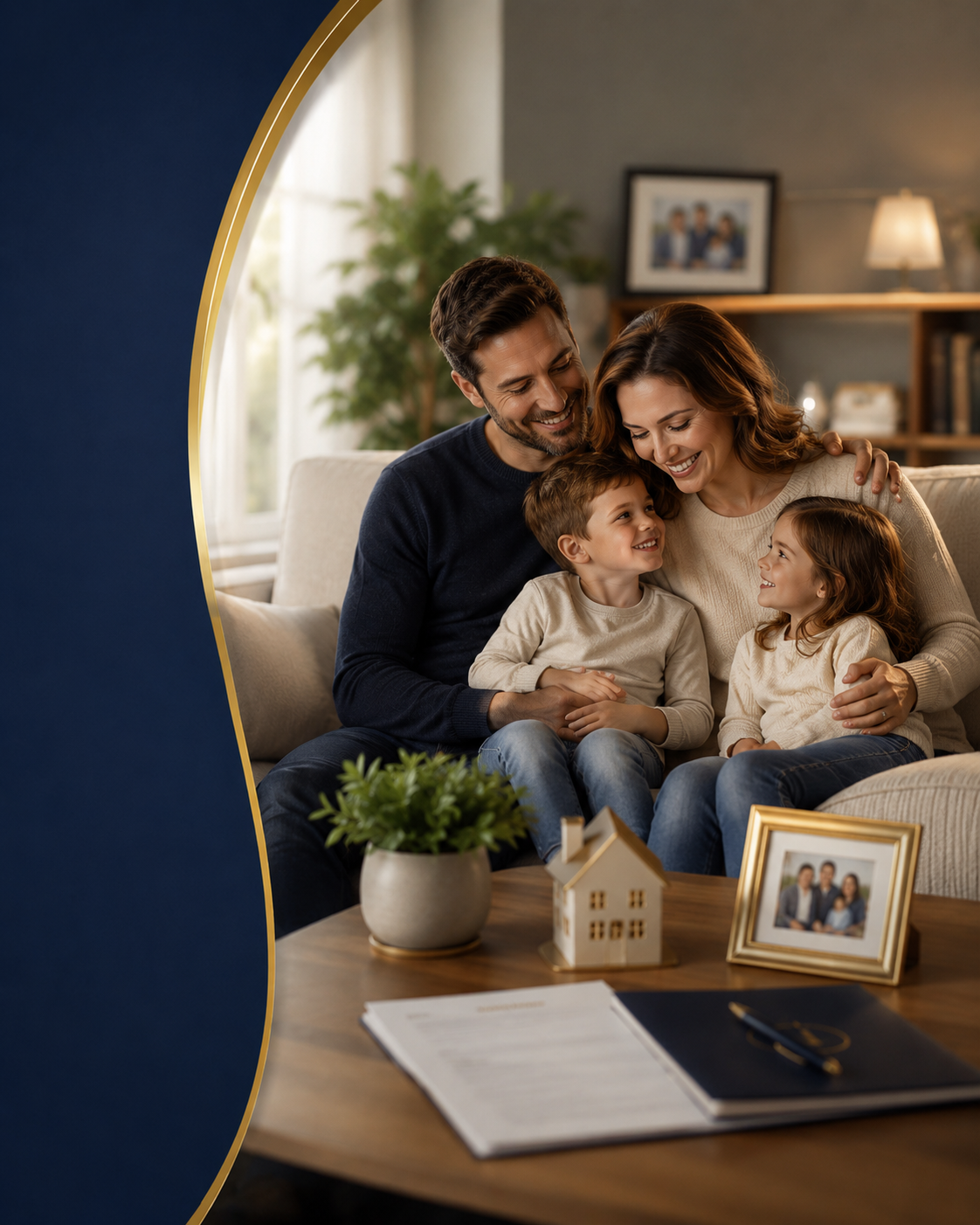 A family protected by a coordinated financial and legacy plan