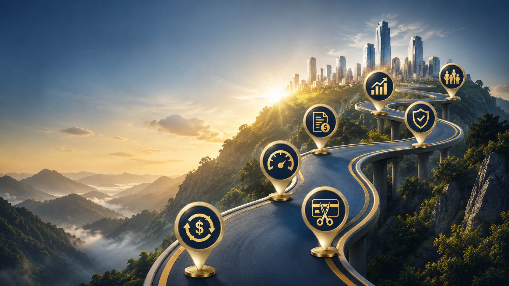 A financial roadmap leading from confusion to control and freedom